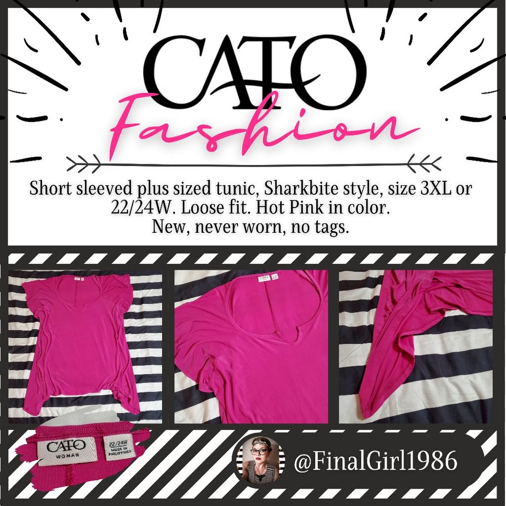 Short Sleeved Sharkbite Tunic Pink